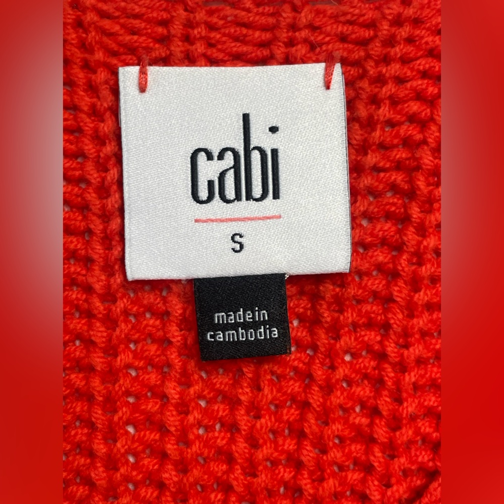 Cabi Oversized Ruby Pullover Cotton Blend Knit Sw… - image 8